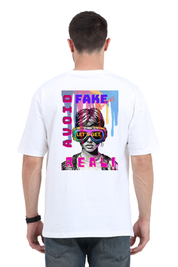 Fake Reality Oversize Classic T-shirt - Image 2