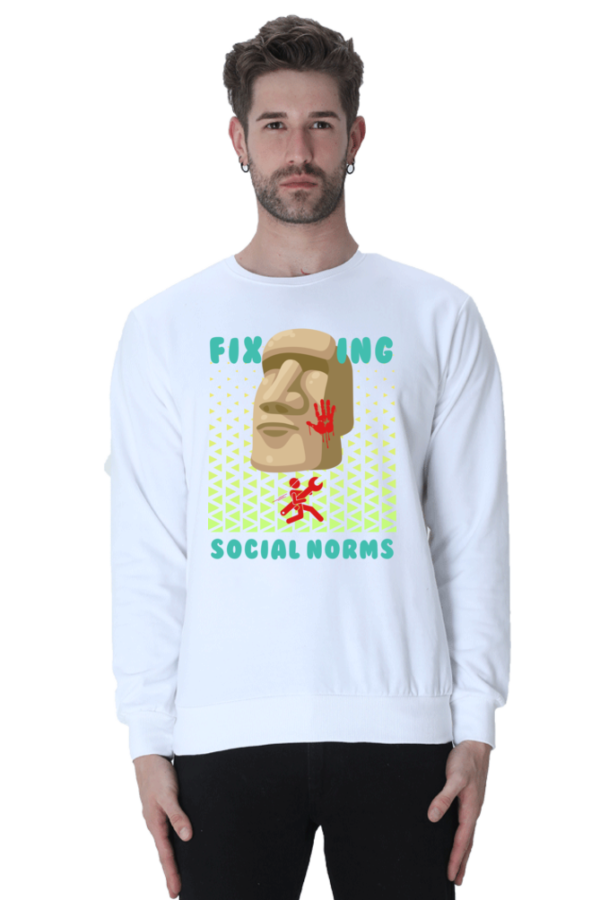 Fix Social Norms Unisex Sweatshirt - Image 6