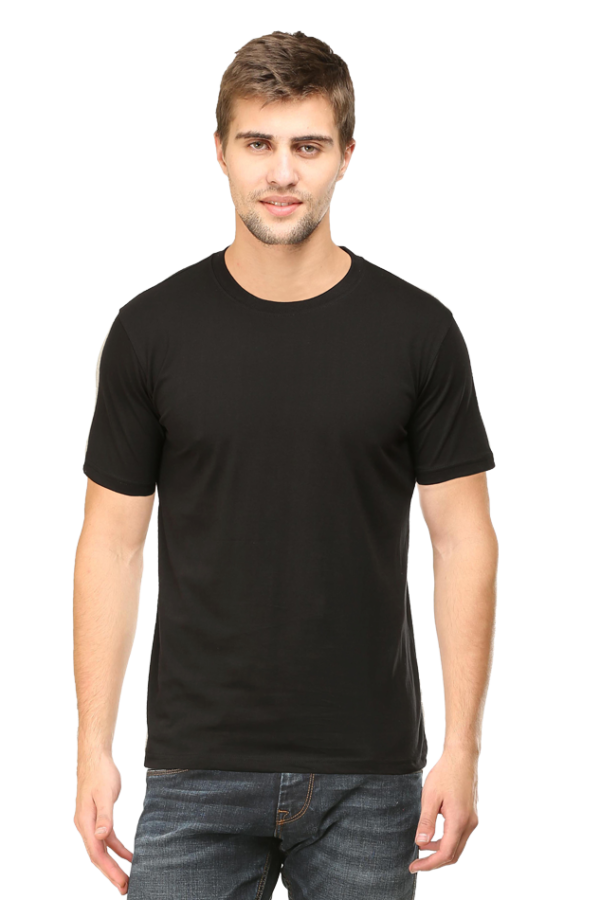 Plain Half Sleeve T-shirt - Image 2