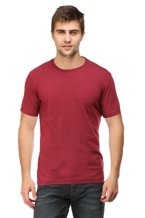 Plain Half Sleeve T-shirt - Image 9