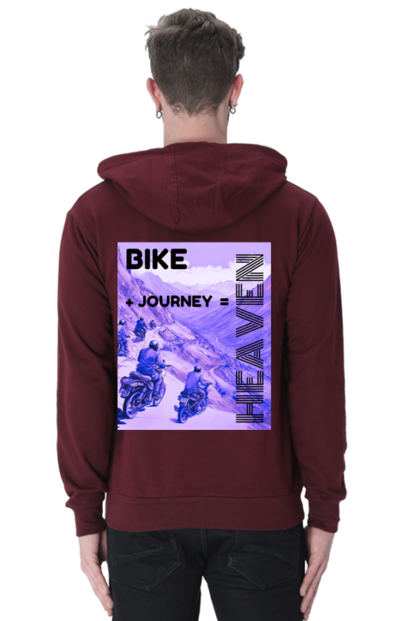 Unisex Hoody Bike Journey Heaven - Image 3