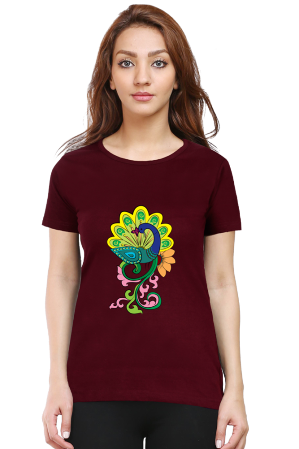 Gloviyo's Peacock T-shirt for Women