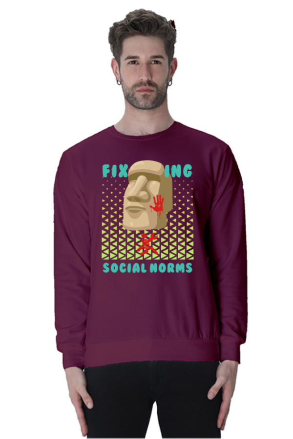 Fix Social Norms Unisex Sweatshirt - Image 4