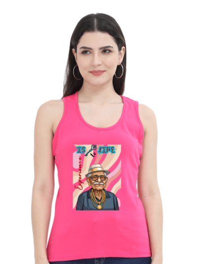 Experience Is Key Women TankTop_gloviyo_pink