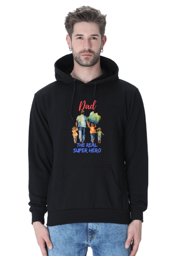 Dad  Super Hero Unisex Hoody - Image 6