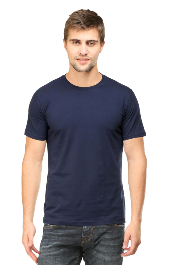 Plain Half Sleeve T-shirt - Image 3