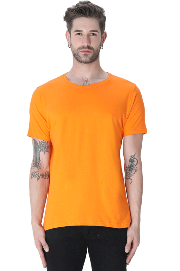 Half Sleeve Plain T-shirt - Image 6