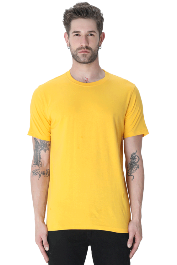 Half Sleeve Plain T-shirt - Image 7