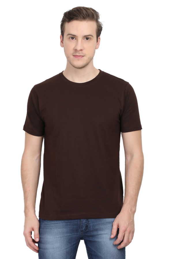 Plain Half Sleeve T-shirt - Image 10