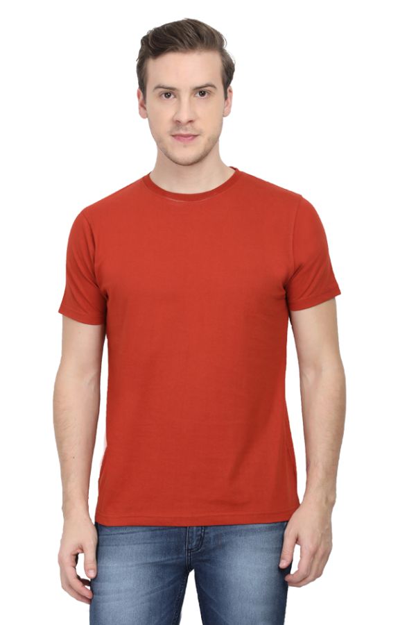 Plain Half Sleeve T-shirt - Image 8