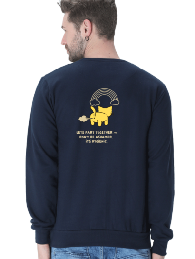 Fart Together Unisex Sweatshirt - Navy Blue, S