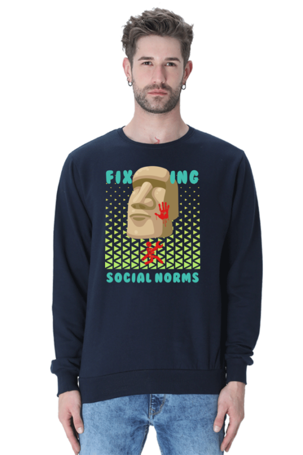 Fix Social Norms Unisex Sweatshirt - Image 3