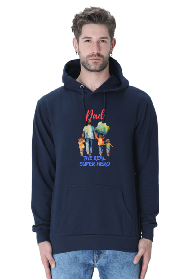 Dad  Super Hero Unisex Hoody - Image 5