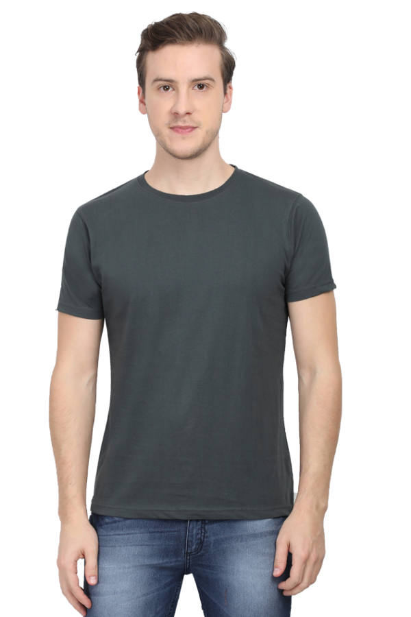 Plain Half Sleeve T-shirt - Image 12