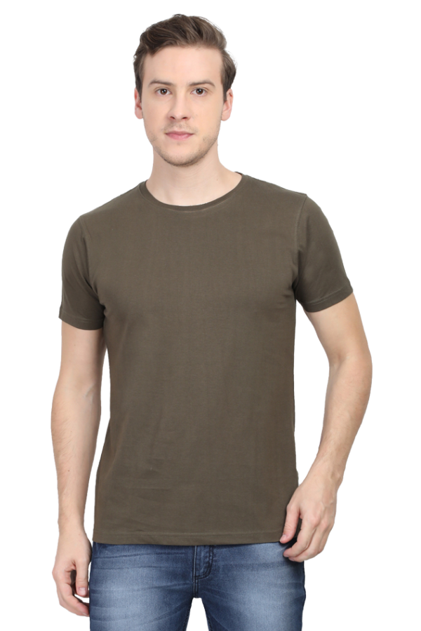 Half Sleeve Plain T-shirt - Image 8