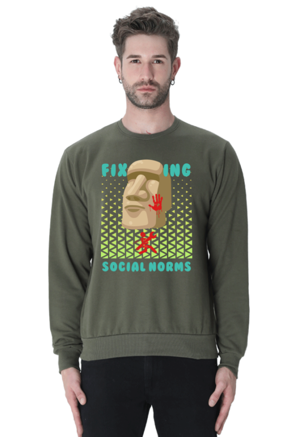 Fix Social Norms Unisex Sweatshirt - Image 2