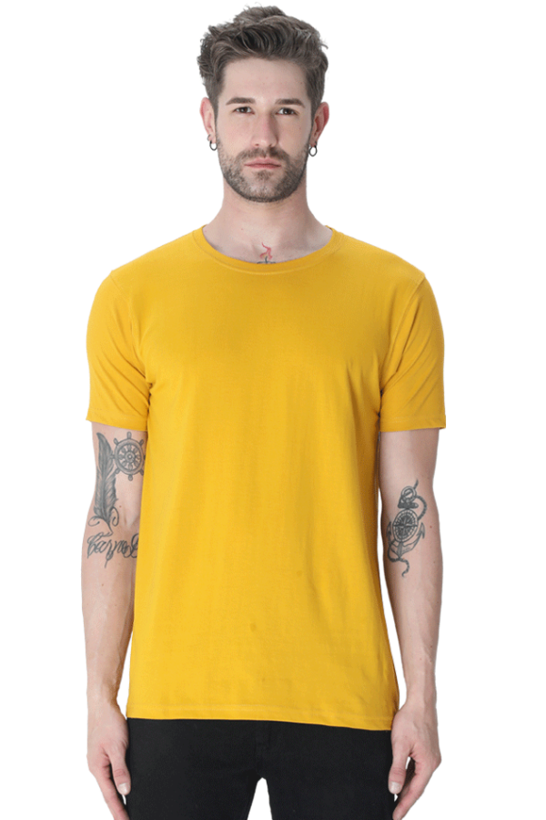 Half Sleeve Plain T-shirt - Image 9