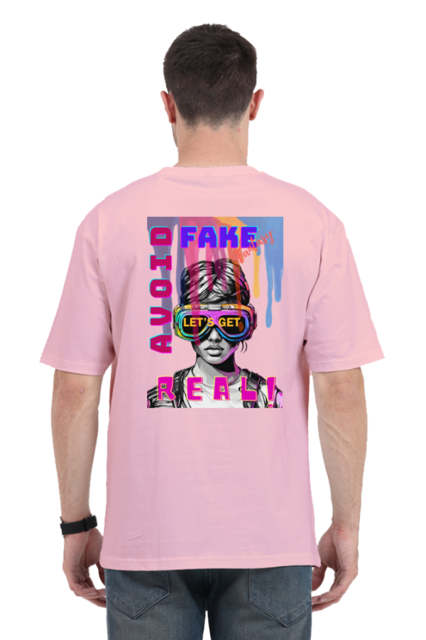 Fake Reality Oversize Classic T-shirt - Image 5