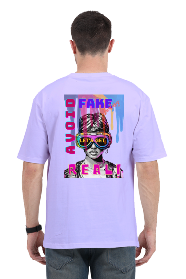 Fake Reality Oversize Classic T-shirt - Image 4