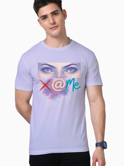 Don't Look at Me Premium Cotton Tees_gloviyo_lavender