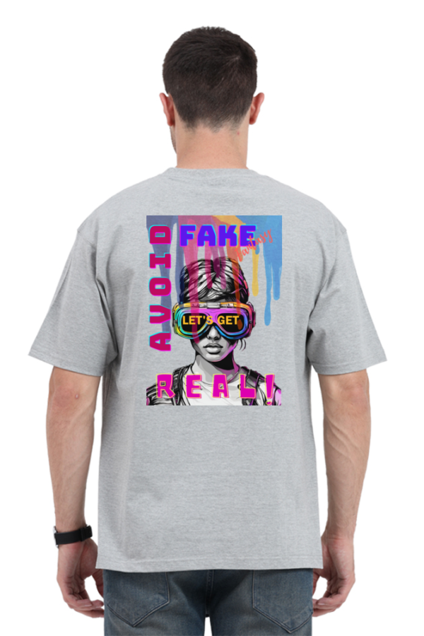 Fake Reality Oversize Classic T-shirt - Image 9