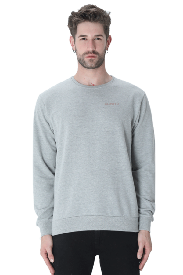 Plain Minimalist Unisex Sweatshirt - Image 5