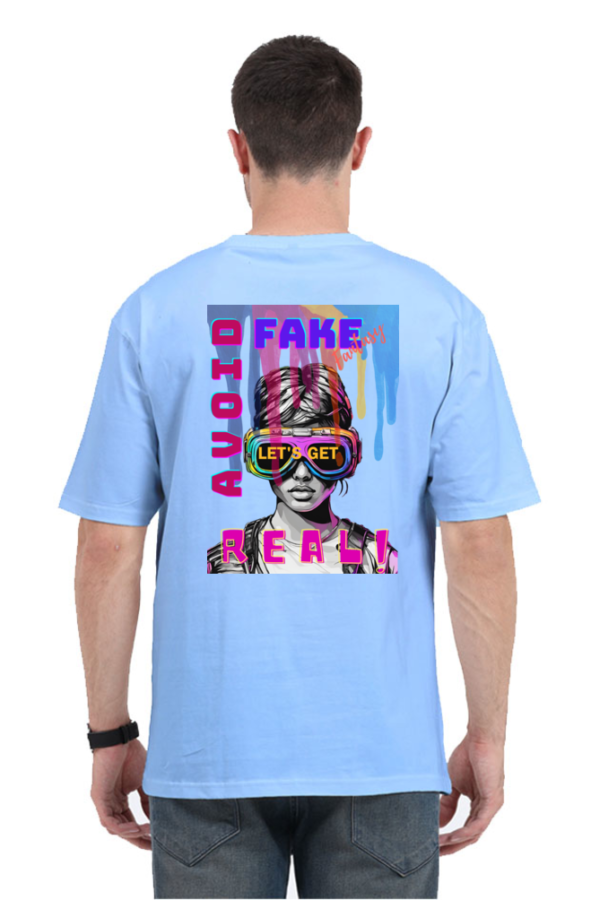 Fake Reality Oversize Classic T-shirt - Image 10