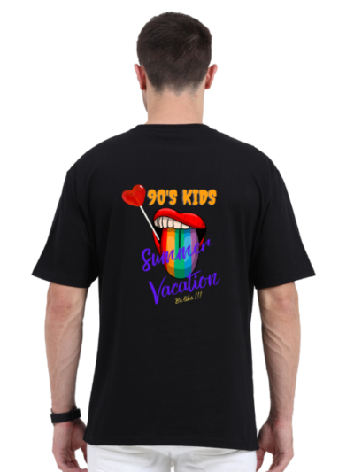 90s Kid Oversize Classic T-shirt - Black, M