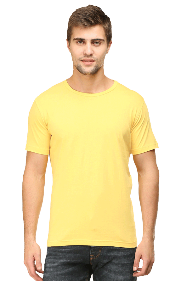 Half Sleeve Plain T-shirt - Image 4