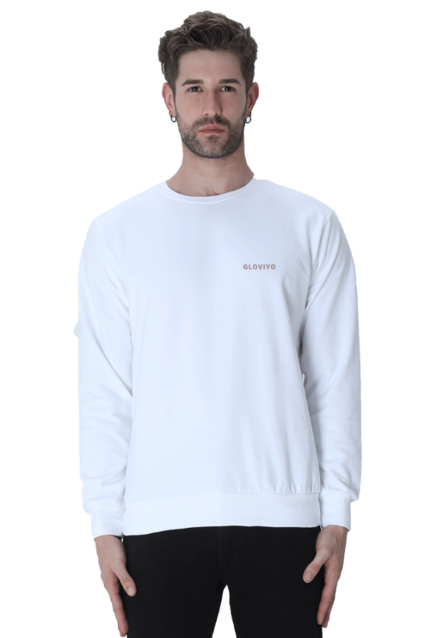 Plain Minimalist Unisex Sweatshirt - Image 2