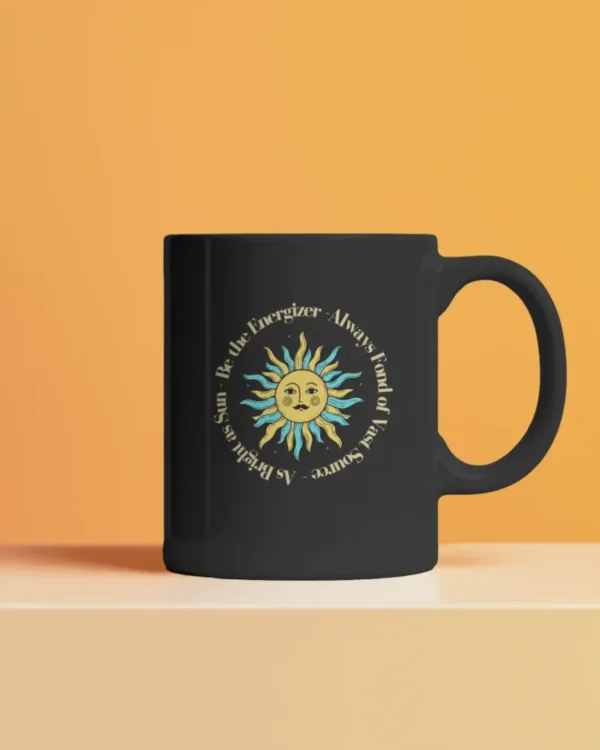 Black mug_Positive Quote