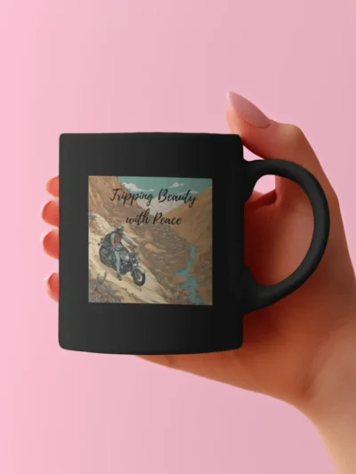 Black mug_Tripping Beauty