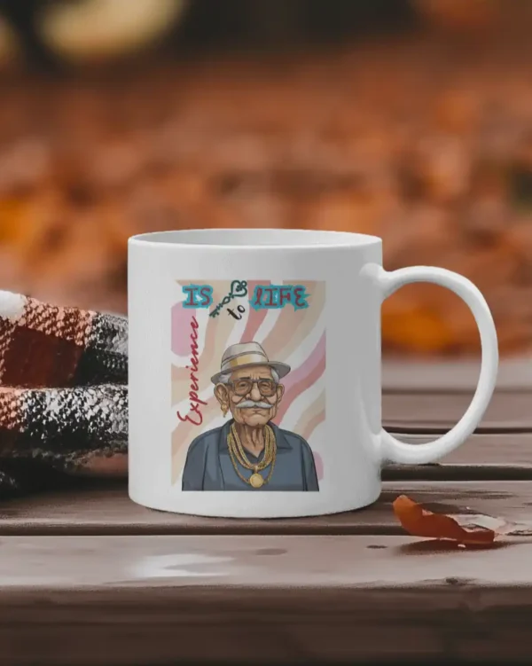 White Mug_Experience is Key
