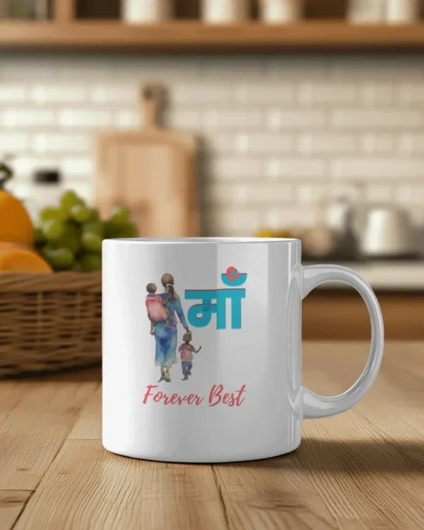 White Mug_Mom Forever Best