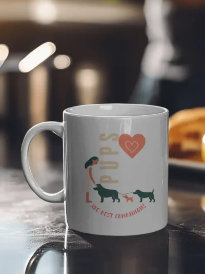 White Mug_Pups Companion