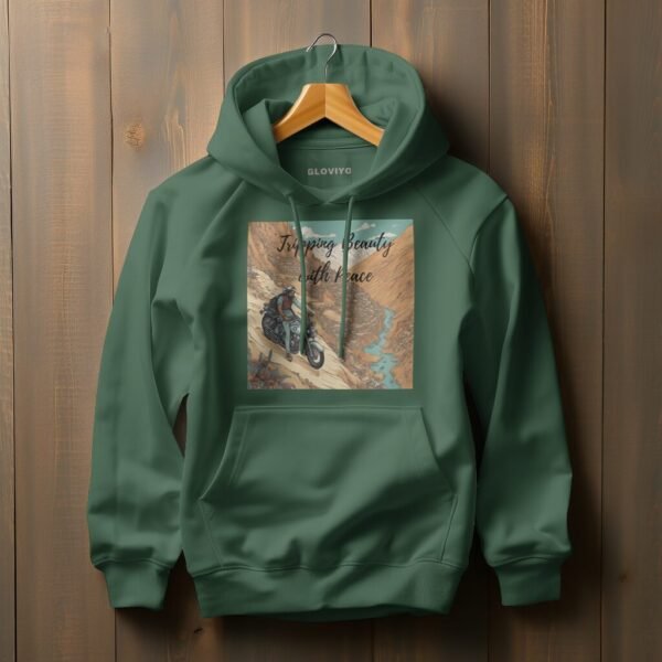 Tripping Beauty Hoody _Bottle Green
