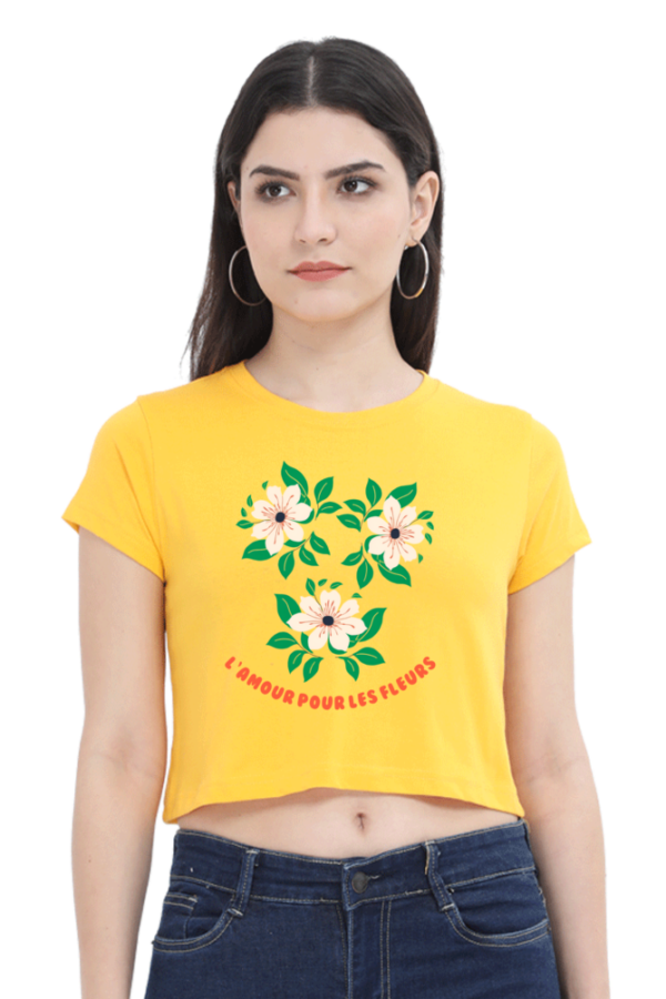 Love Flowers Croptop - Image 2