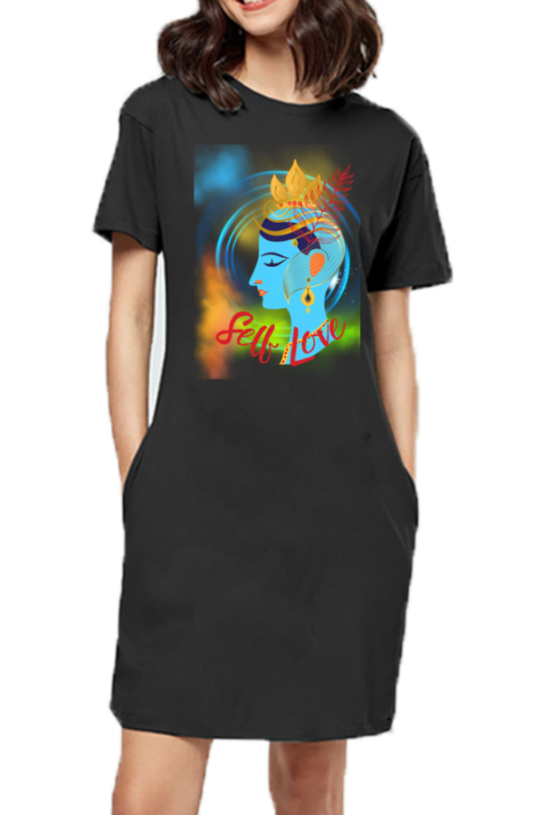 Self Love T-shirt Dress - Image 5