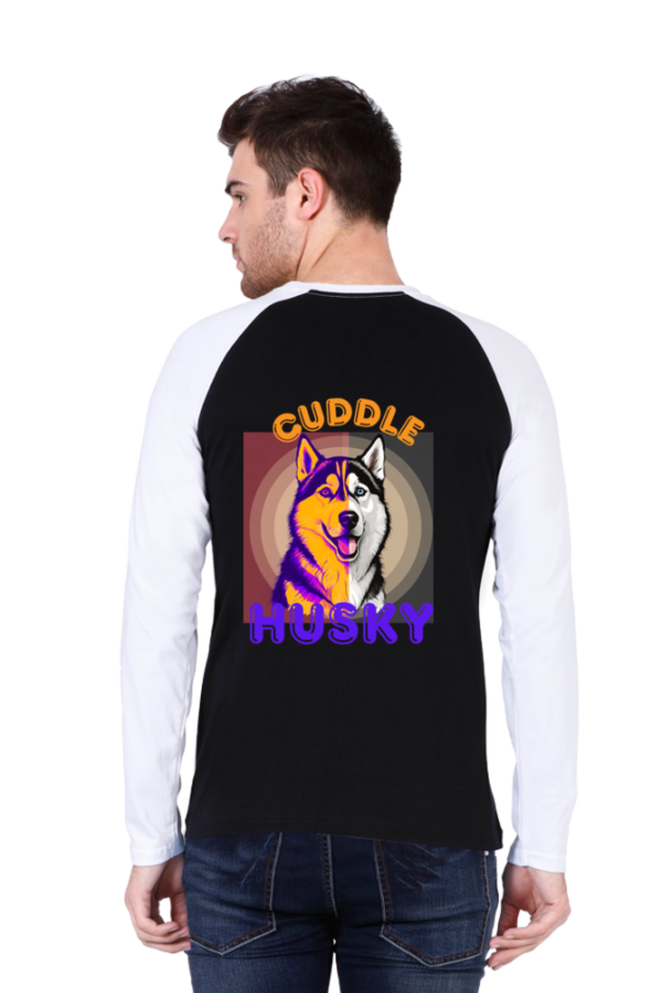 Cuddle Husky Raglan T-shirt