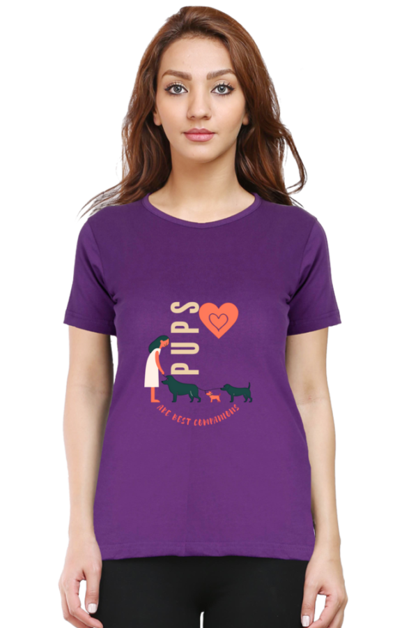 Dogs Best Companion Women T-shirt - Image 4