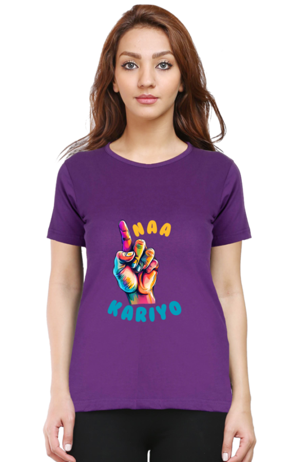 Ungli Naa Kariyo Women T-shirt - Image 2