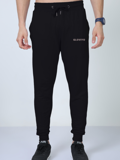 Plain Joggers - Black, XXL