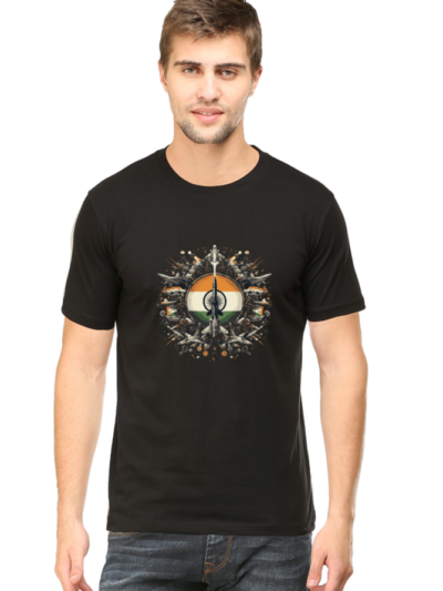 India Awakes Patriotic T-shirt - Black, XL