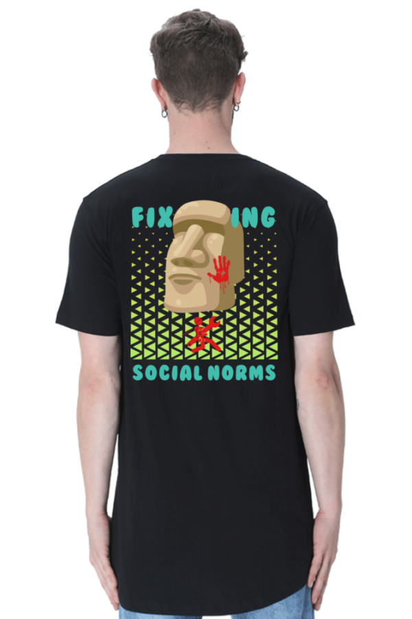 Social Norms Fixer Longline T-shirt
