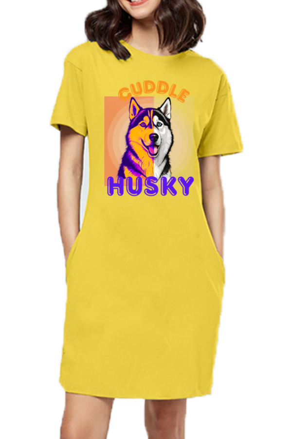 Husky Dusky T-shirt Dress