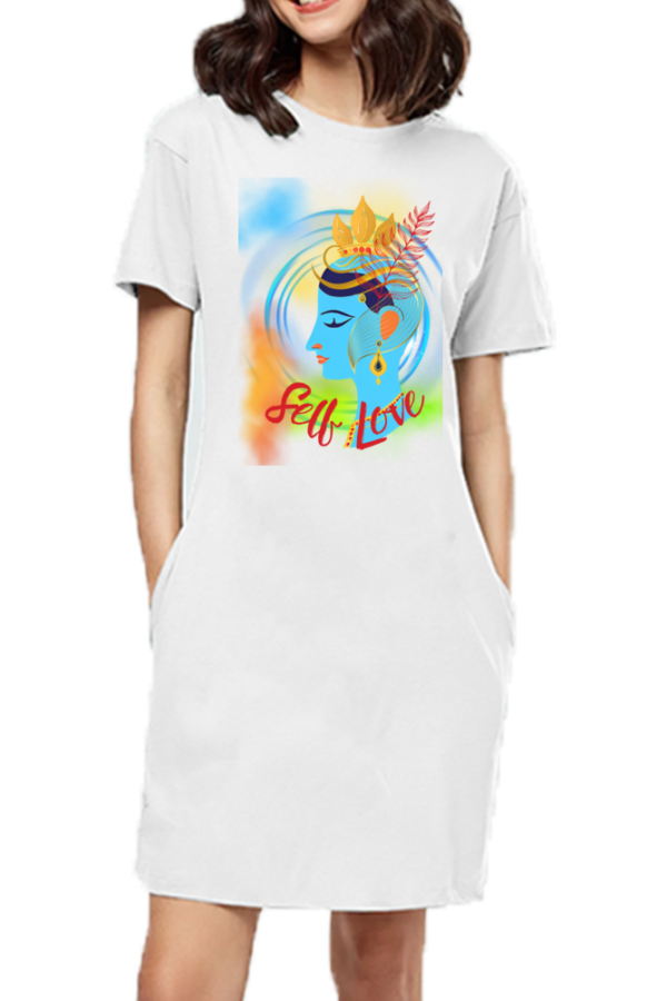 Self Love T-shirt Dress - Image 6