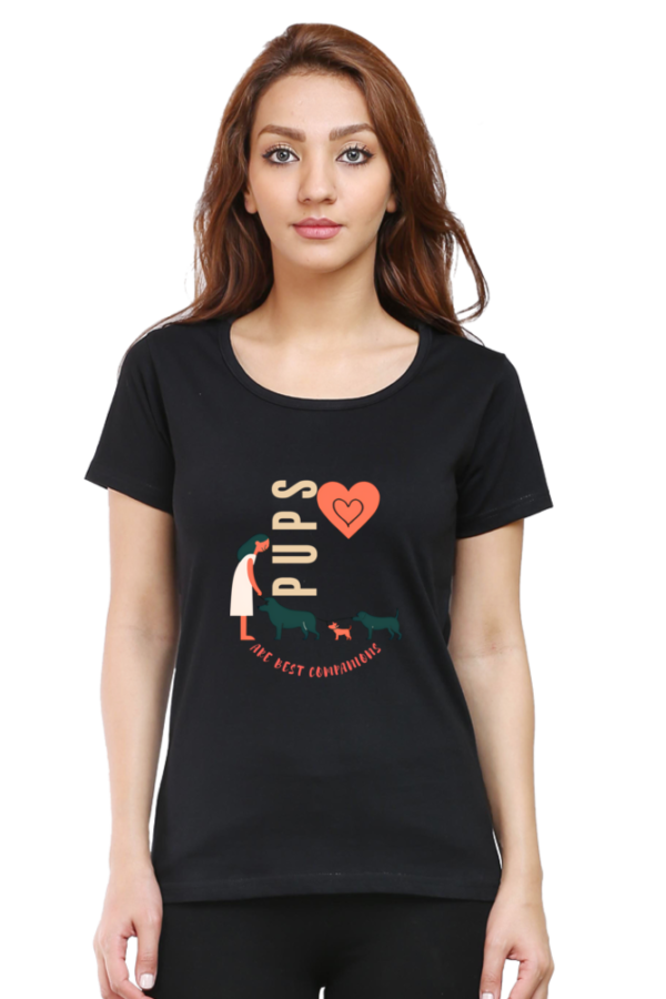 Dogs Best Companion Women T-shirt - Image 8