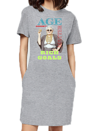 Rich Goals_tshirt dress_melange