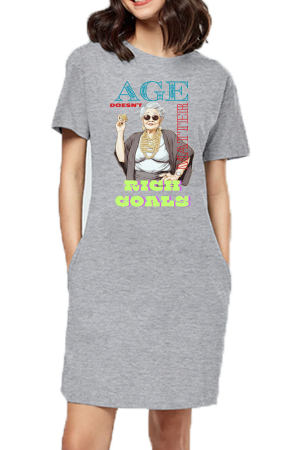 Rich Goals_tshirt dress_melange