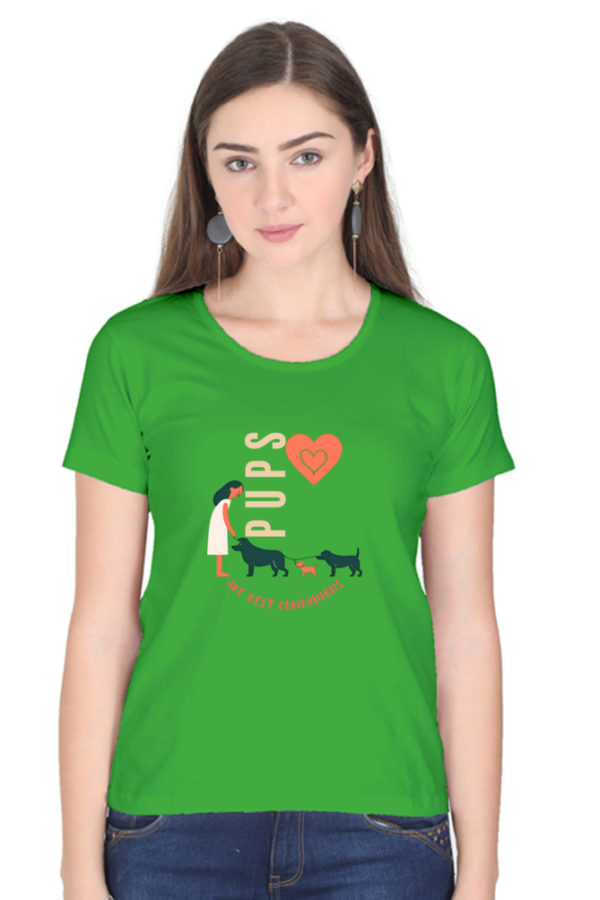 Dogs Best Companion Women T-shirt - Image 3